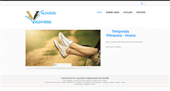 Desktop Screenshot of calzadosvaldivieso.com